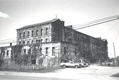 old photo of cotton mill